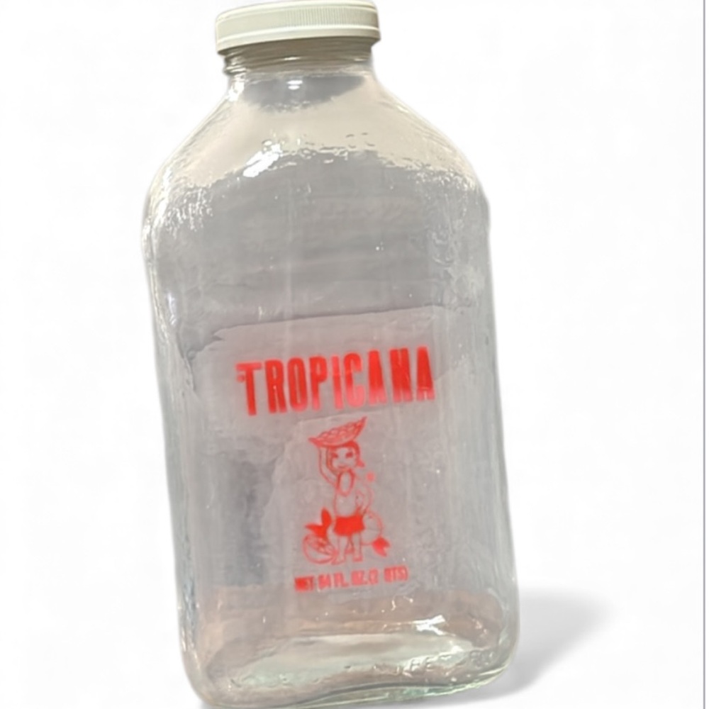 Collectible Tropicana Orange Juice Jug, Quart Size, USA Made